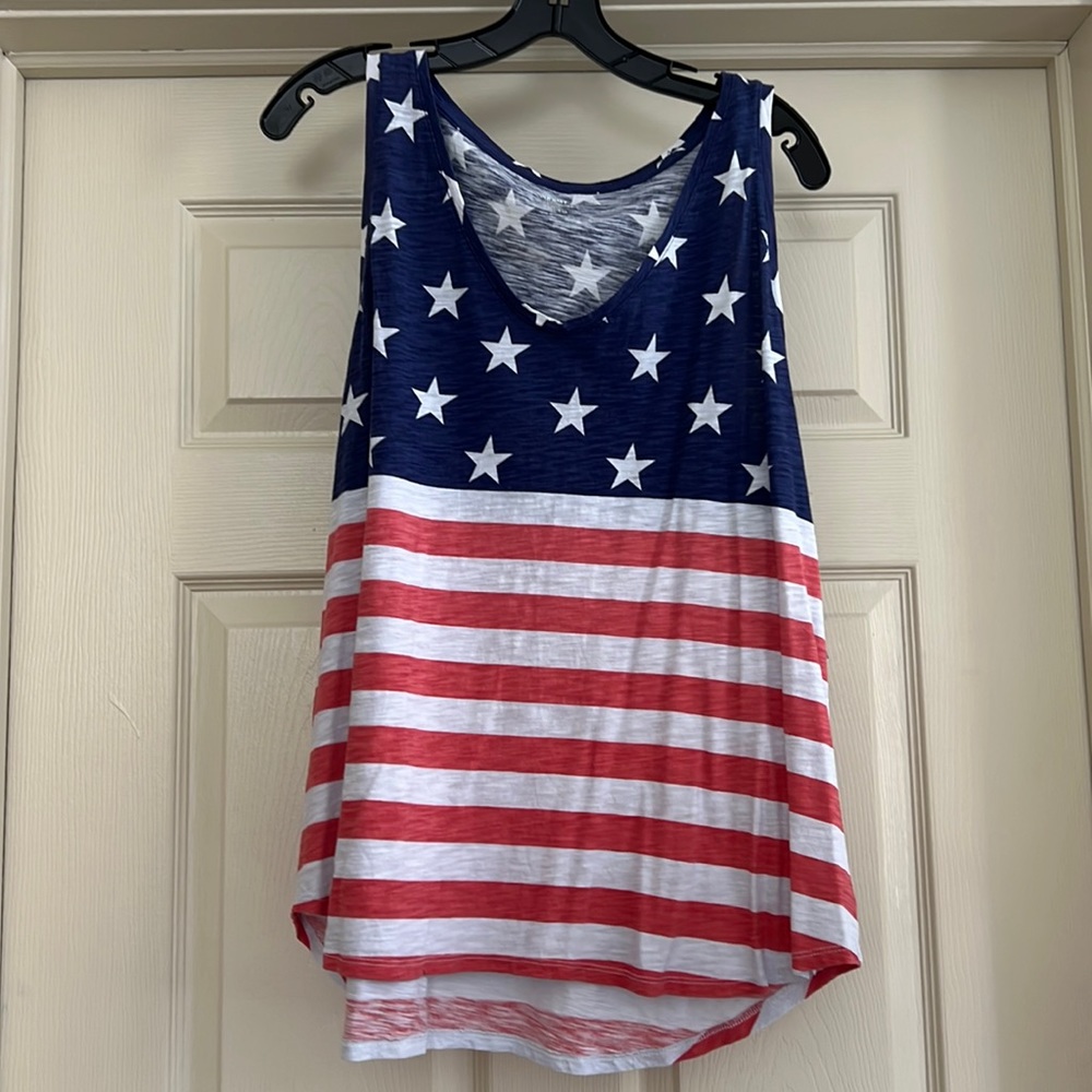 NWT - old navy - American flag tank top - size XL